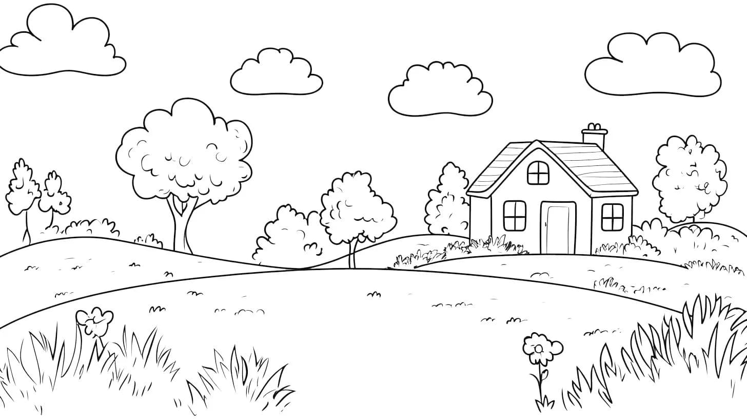 Lanskap pedesaan gratis