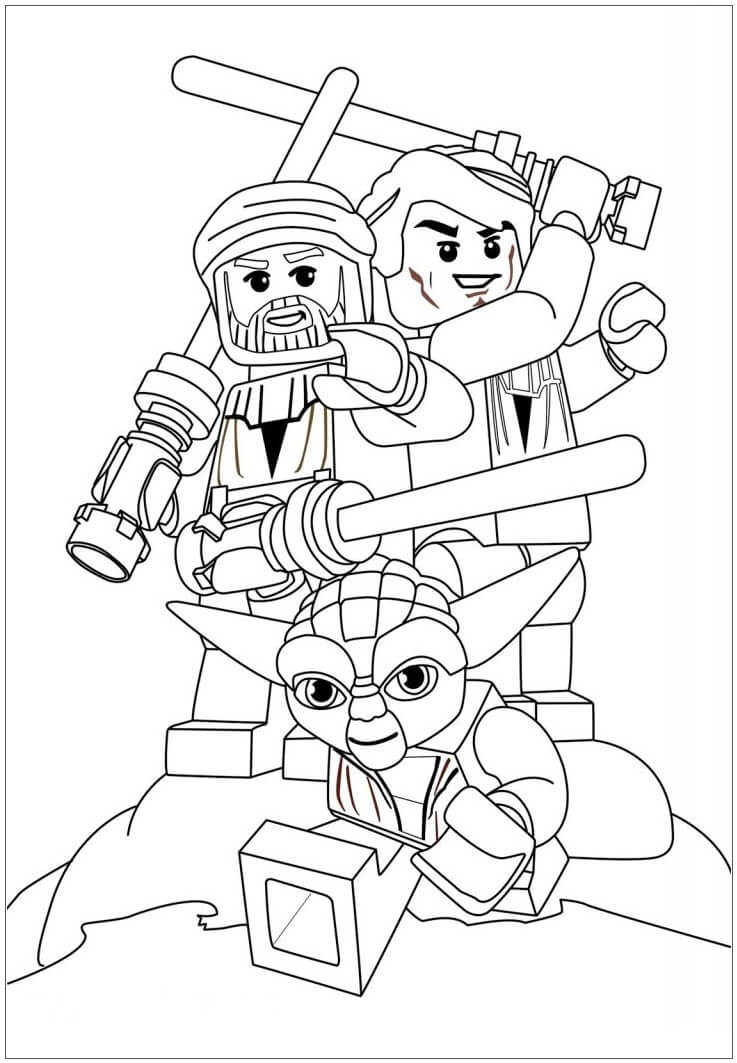 Lego Yoda dan Teman-teman