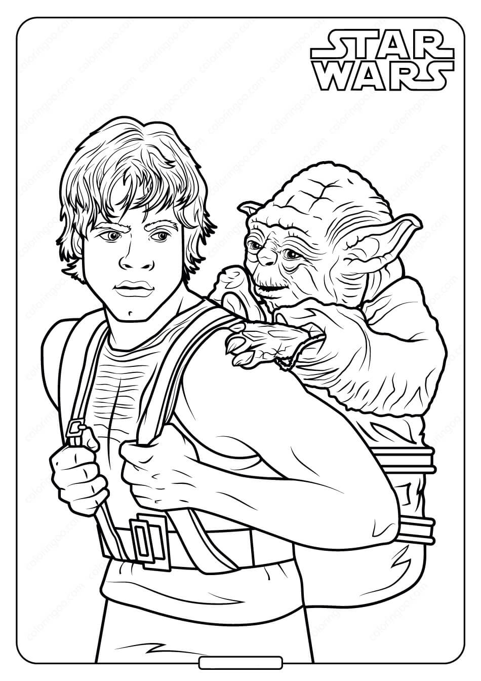 Luke dengan Master Yoda