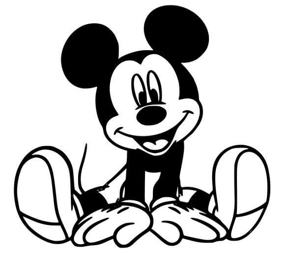 Mickey Mouse Tersenyum