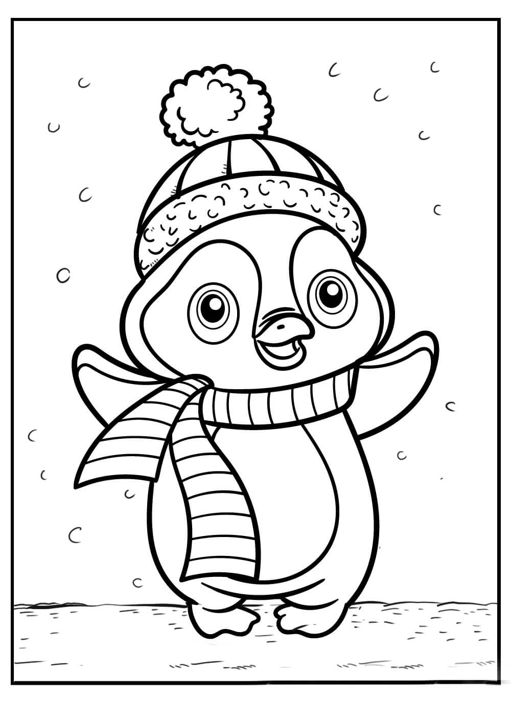 Penguin di Musim Dingin