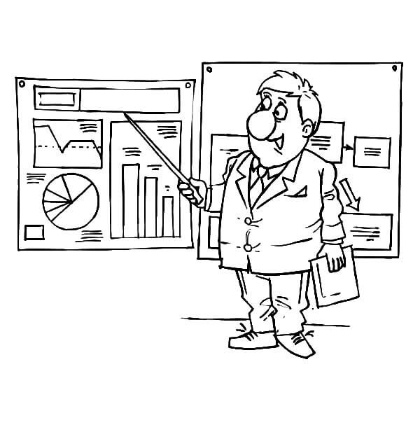 Pengusaha Menyajikan Grafik dan Tabel