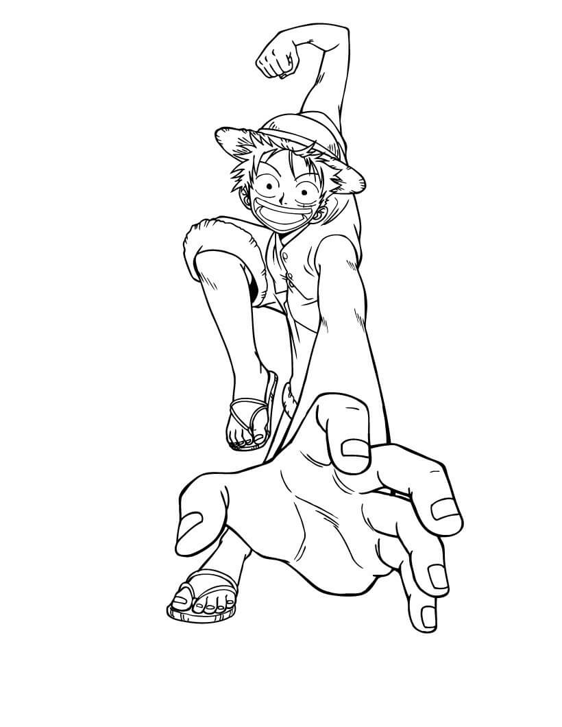 Pukulan Tersenyum Luffy