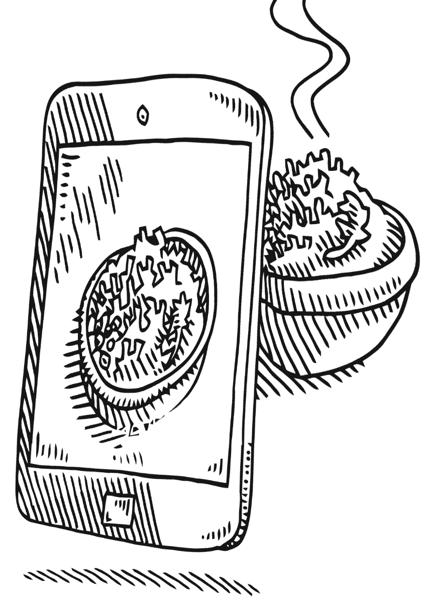 Tablet Penangkap Mangkuk Nasi