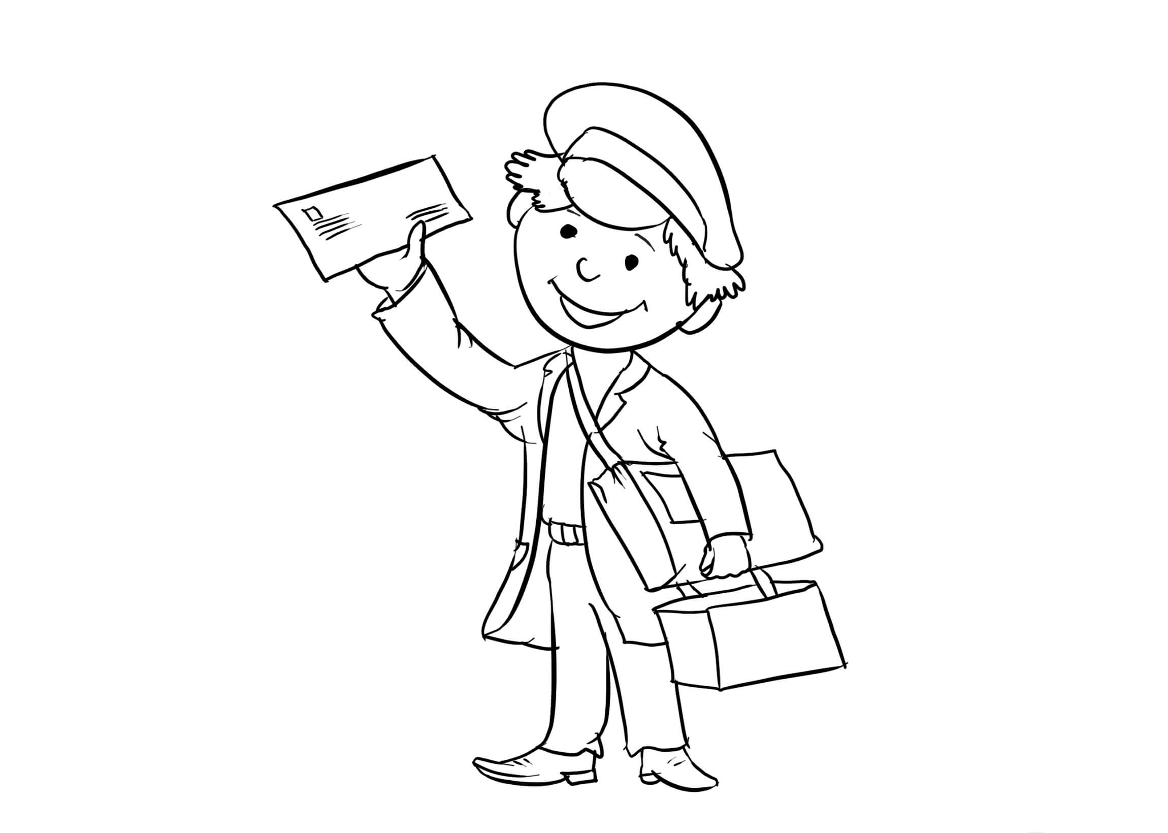 Tukang Pos Sederhana