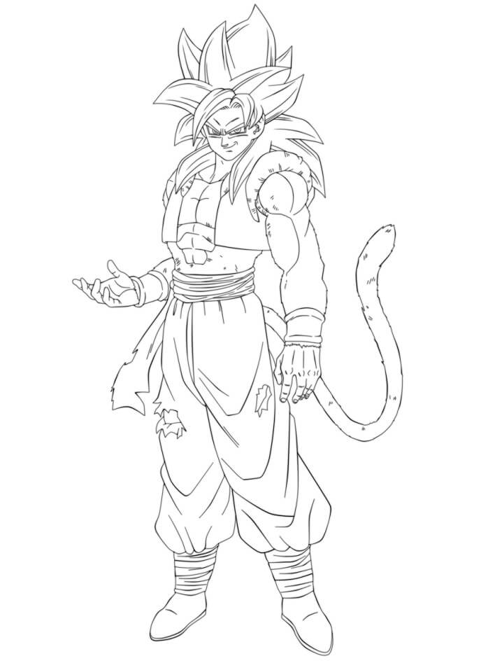 SSJ4 Gogeta Senyum Sejuk