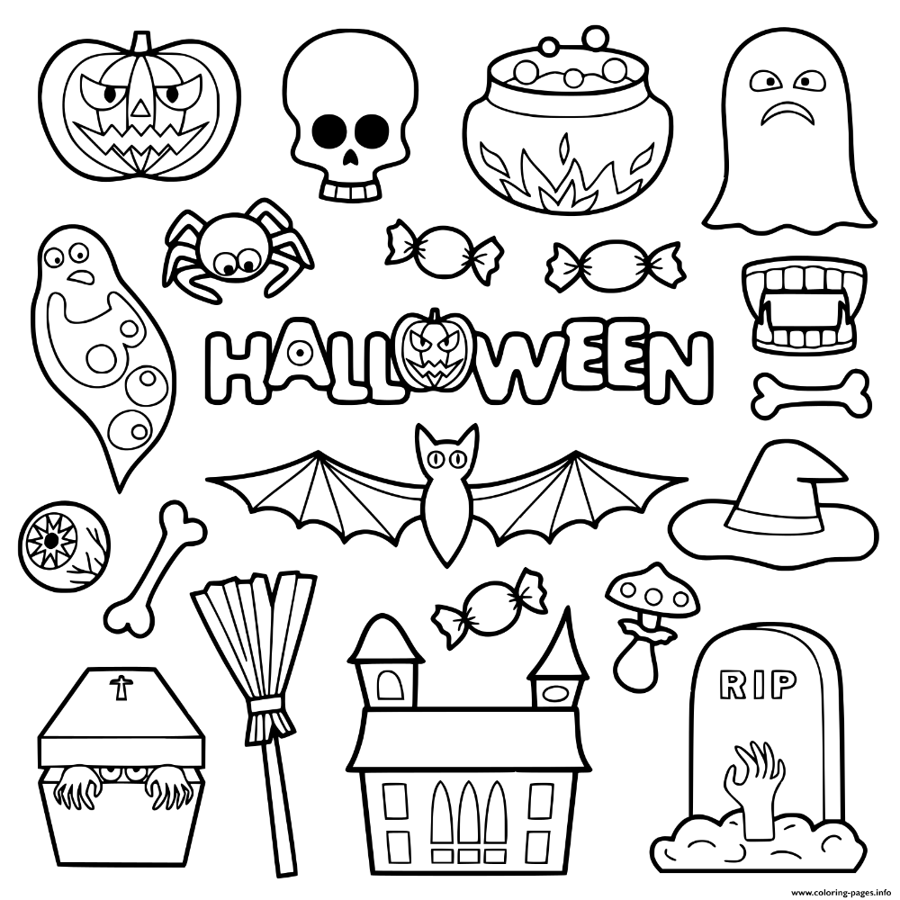 Stiker halloween