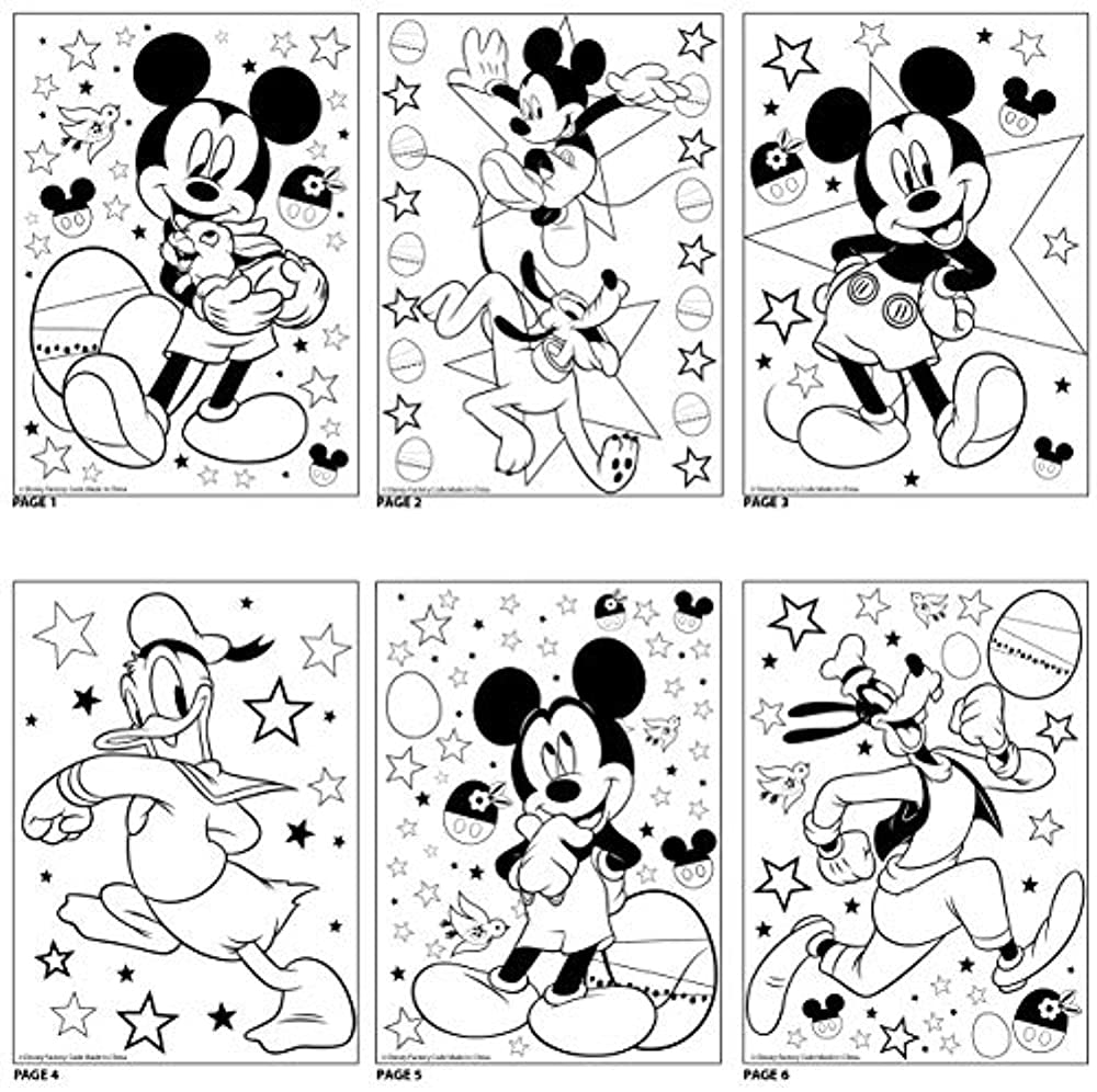 Stiker Krayon Mickey Mouse