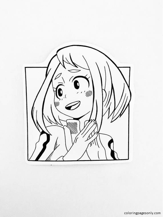 Uraraka stiker