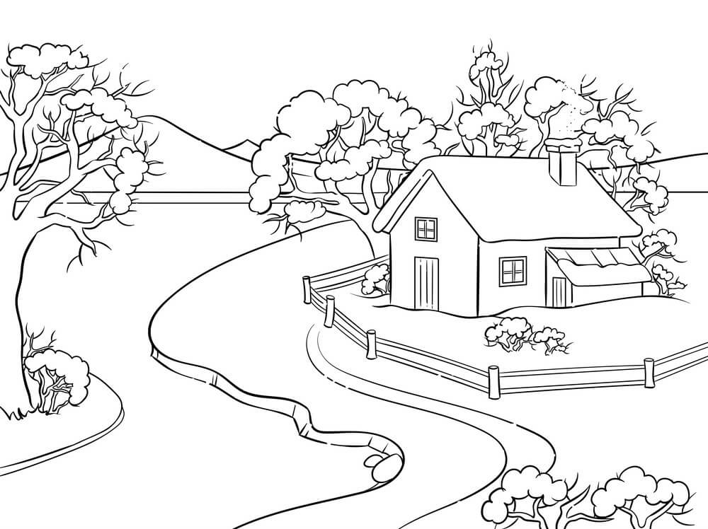 Pemandangan Musim Dingin