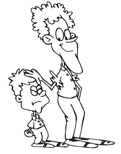 Ayah dan Anak yang Dapat Dicetak