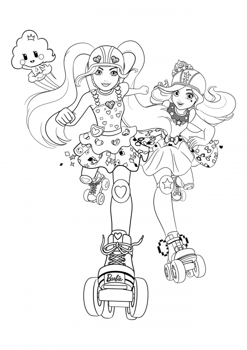 Barbie Roller Skating dan Pacar