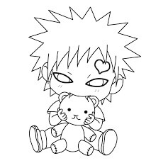 Bocah Gaara Memeluk Teddy Bear