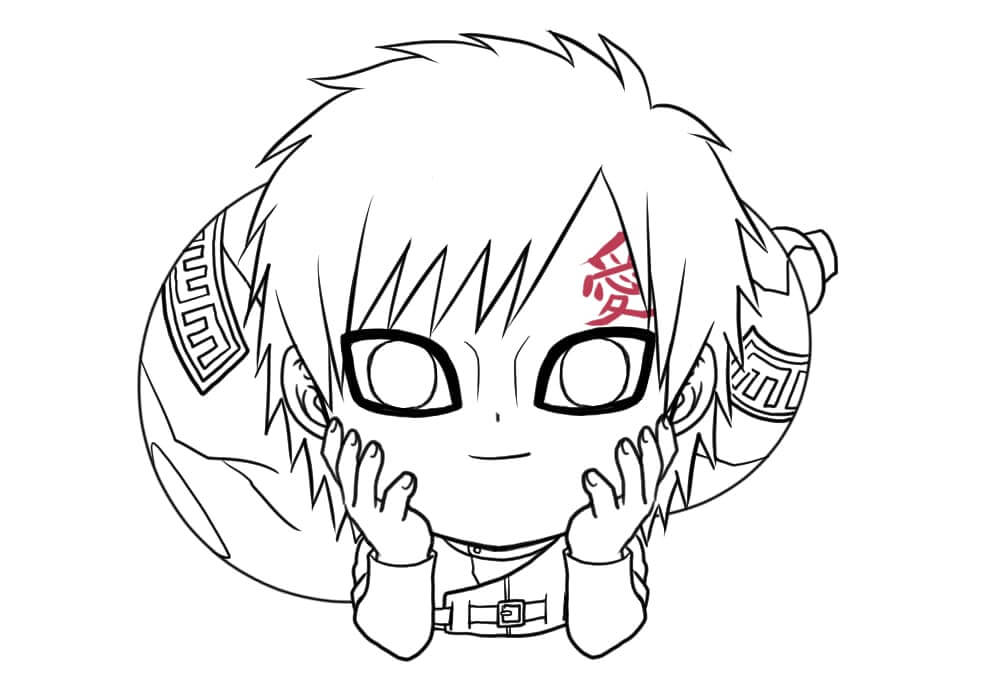 Chibi Gaara Tersenyum