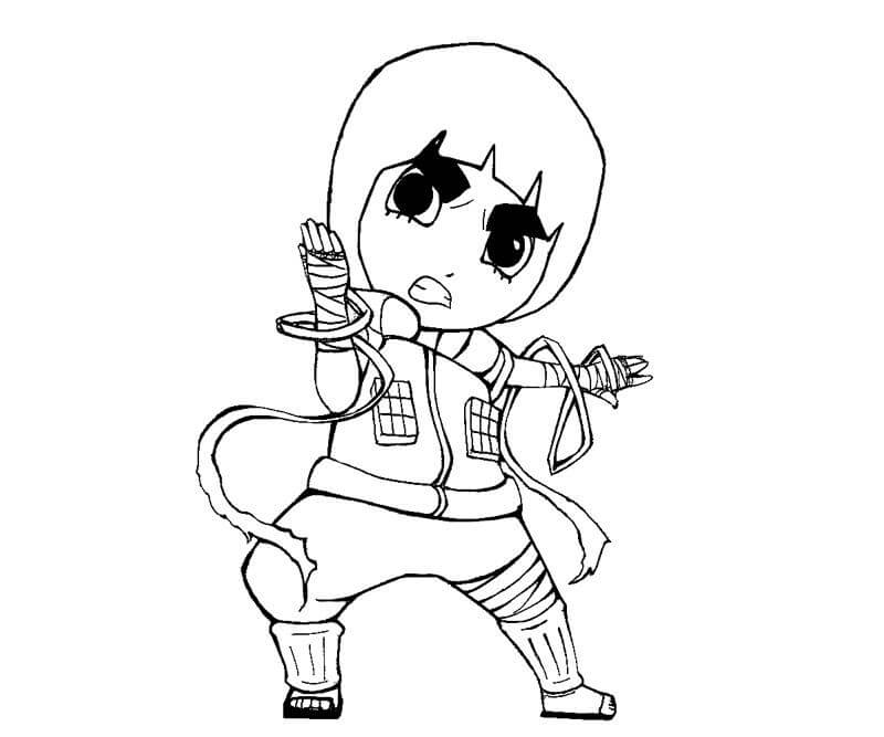 Chibi Rock Lee Marah