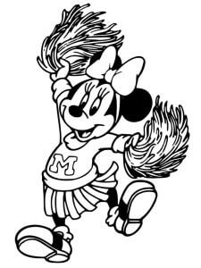 Gadis Pom-pom Minnie Mouse