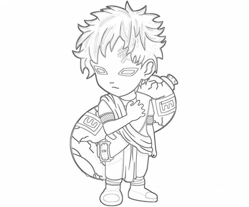 Gambar Chibi Gaara