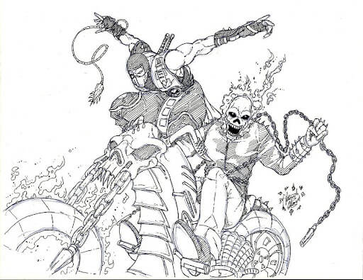 Ghost Rider dan Ninja