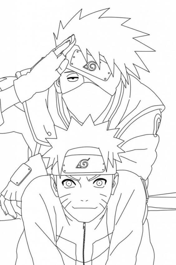 Kakashi dan Naruto