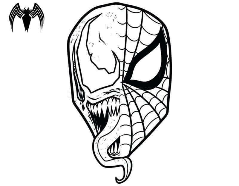Kepala Venom-Spiderman