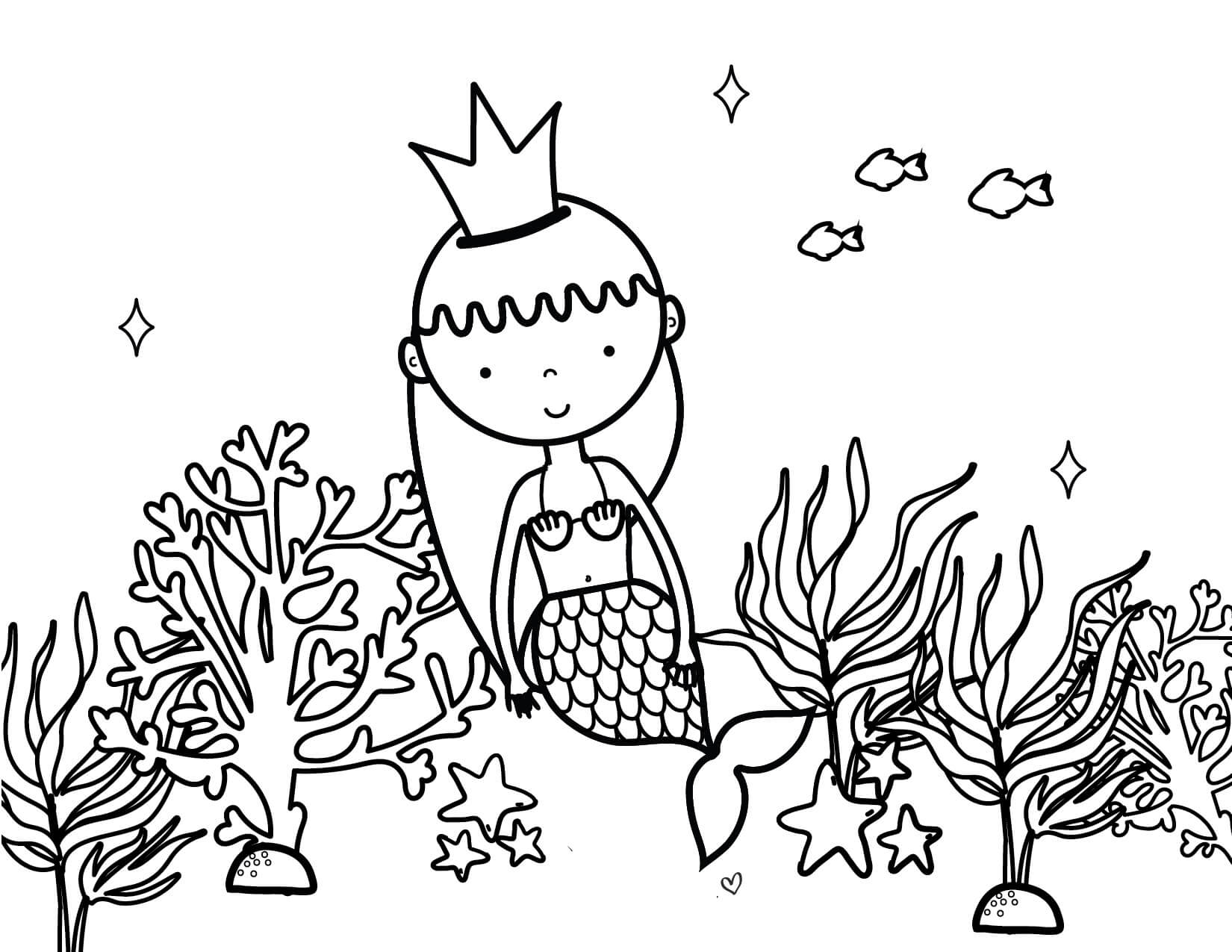 Menggambar Putri Duyung