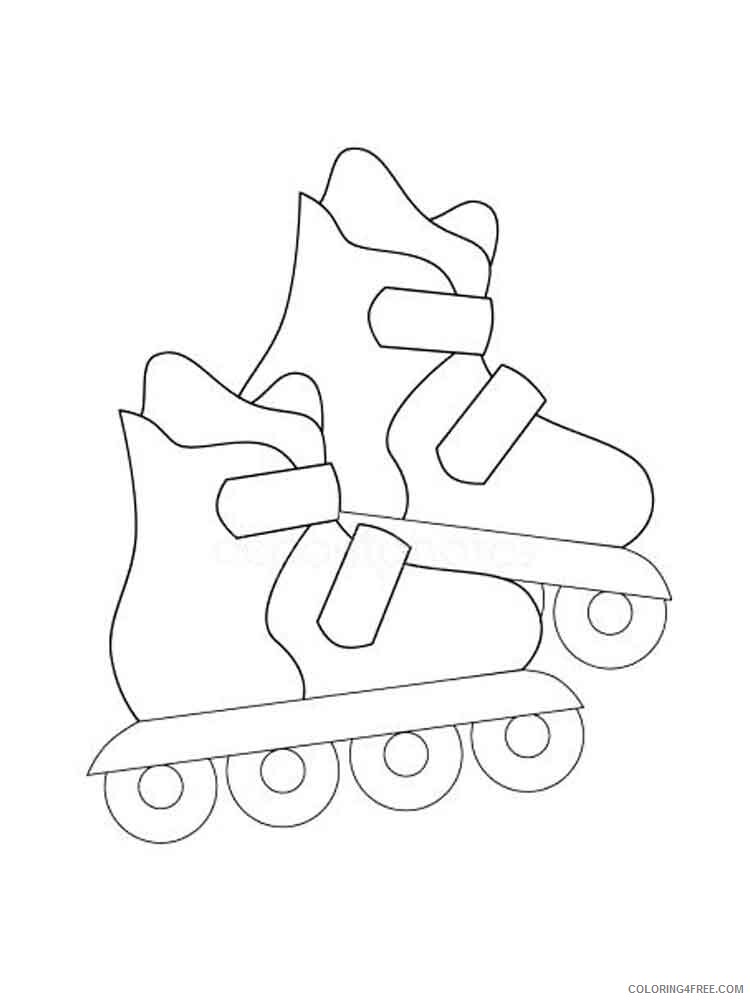 Menggambar Sepatu Roda