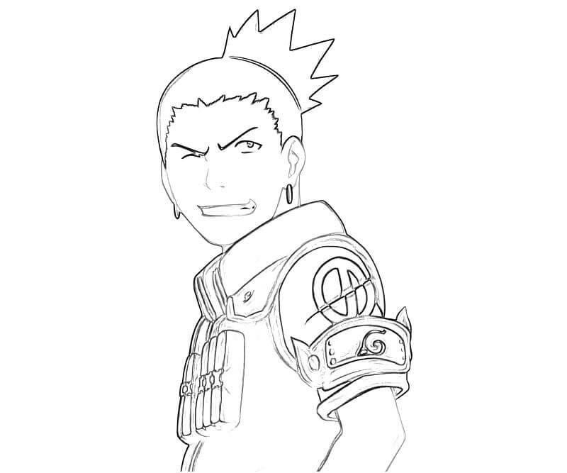 Menggambar Shikamaru