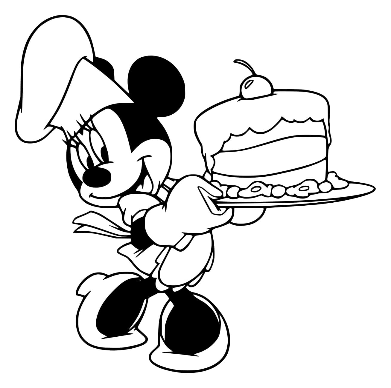 Mini Tikus Mempersembahkan Kue