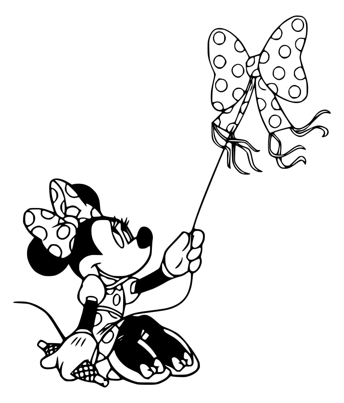 Mini Tikus Menerbangkan Layang-Layang