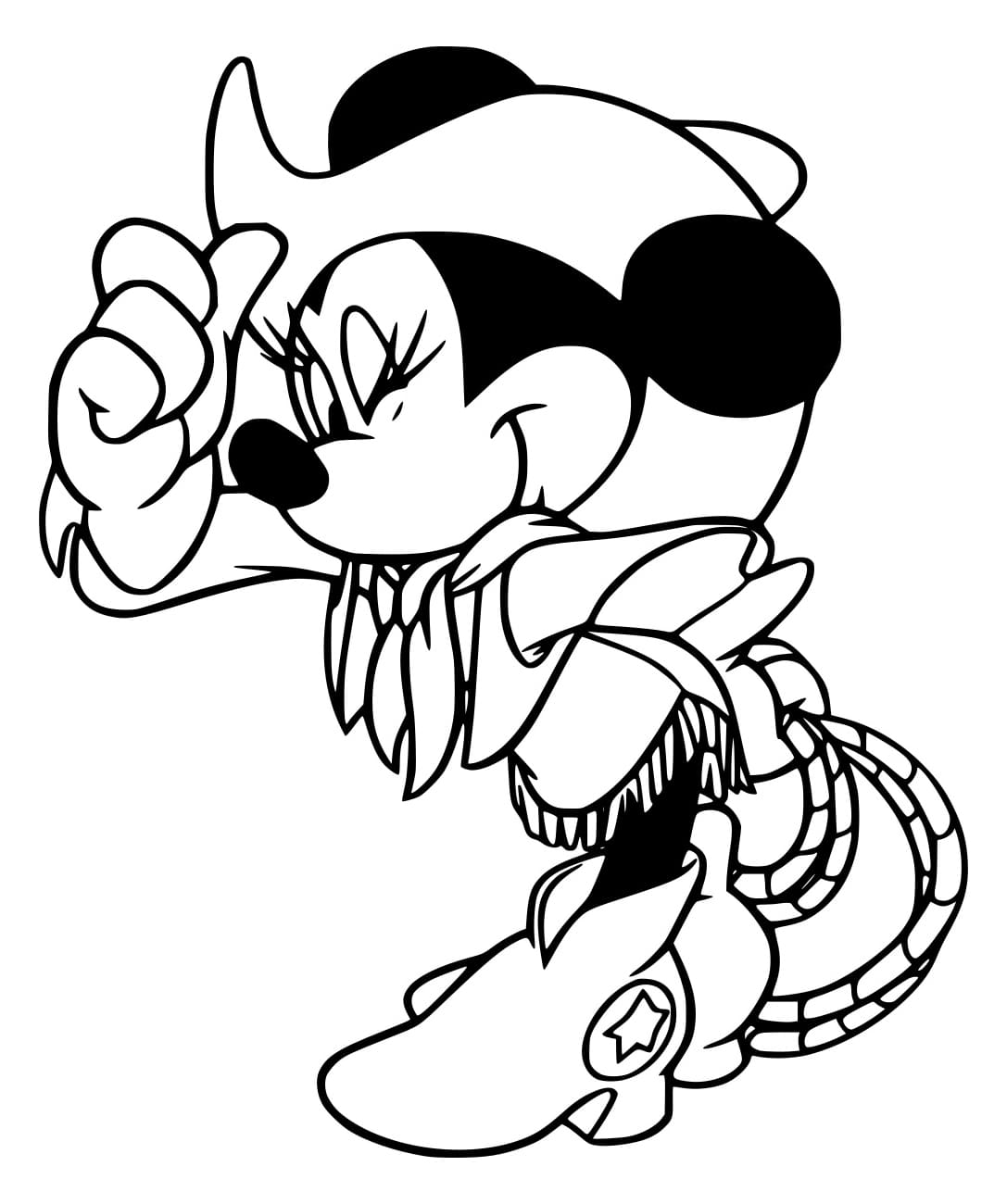 Mini Tikus si gadis koboi