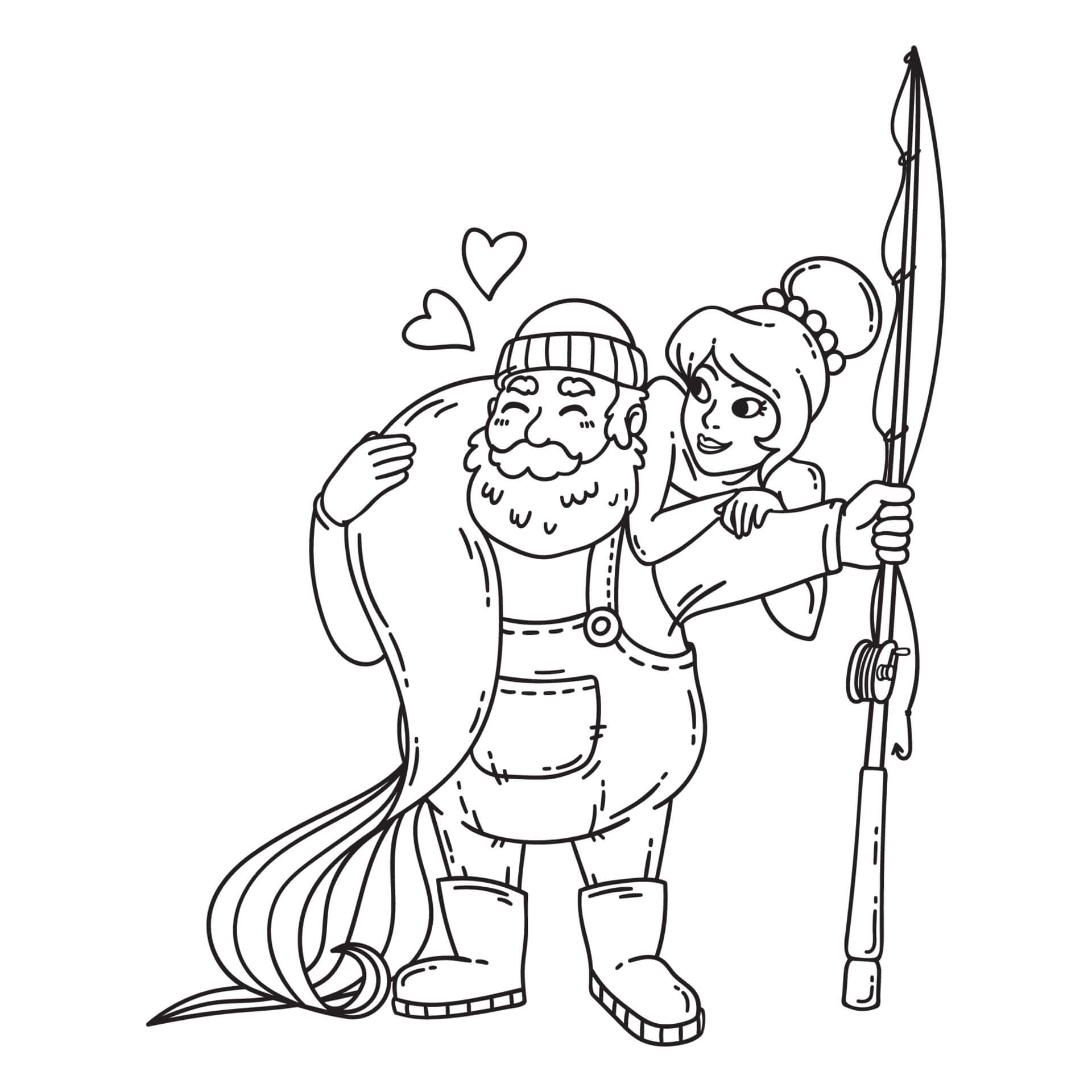 Nelayan membawa Putri Duyung