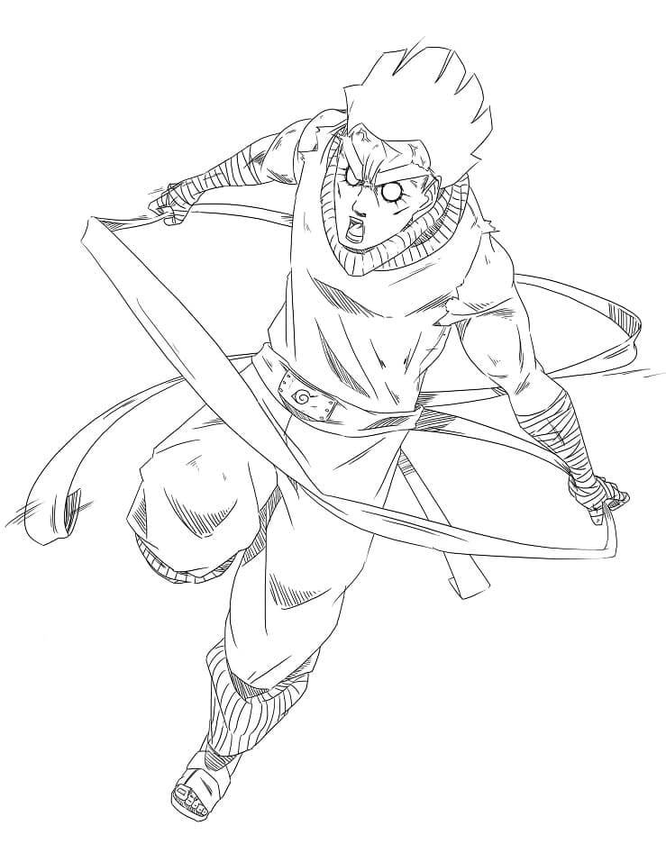 Pertarungan Rock Lee Hebat