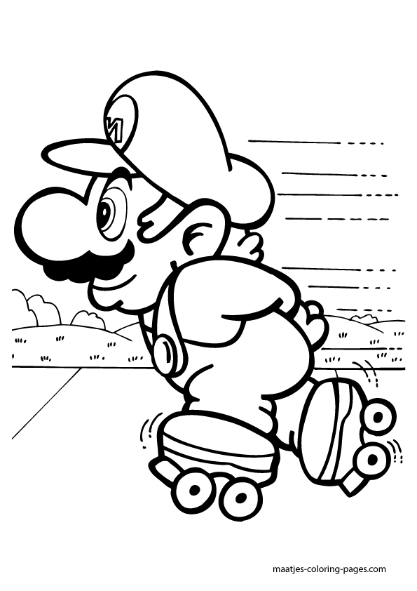 Super Mario di Sepatu Roda