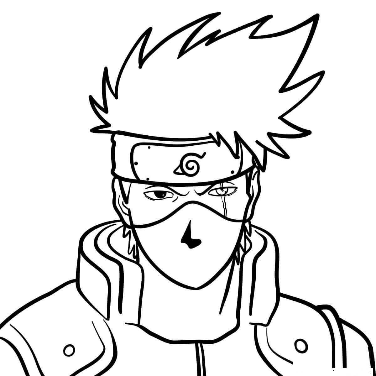 Wajah Kakashi Keren