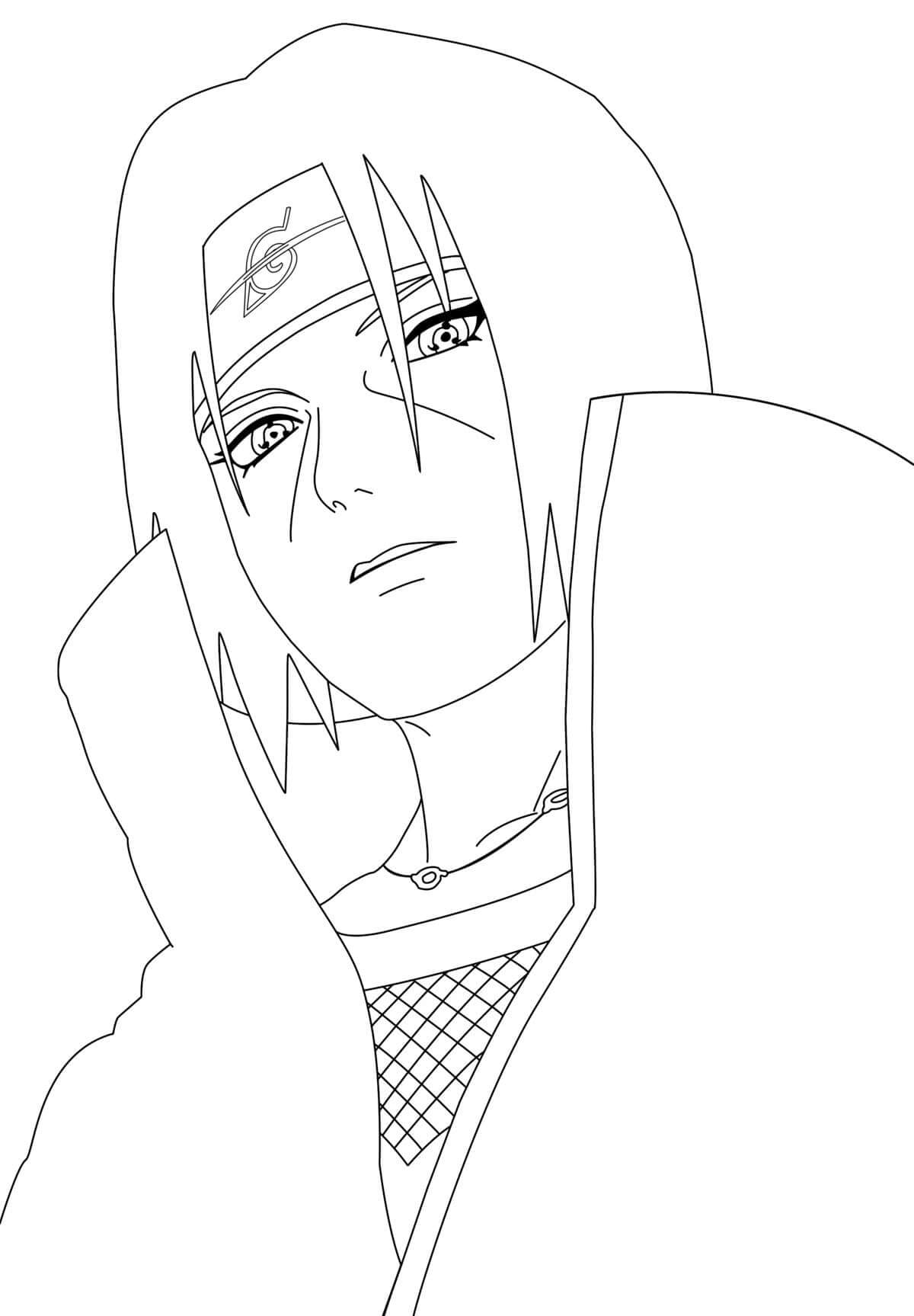 Wajah Uchiha Itachi