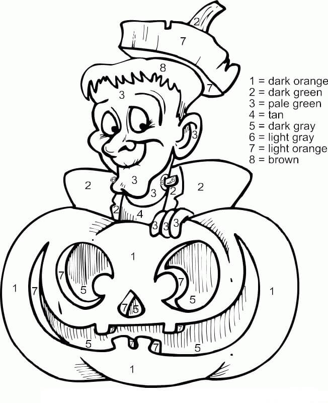 Warna Zombie Dengan Nomor