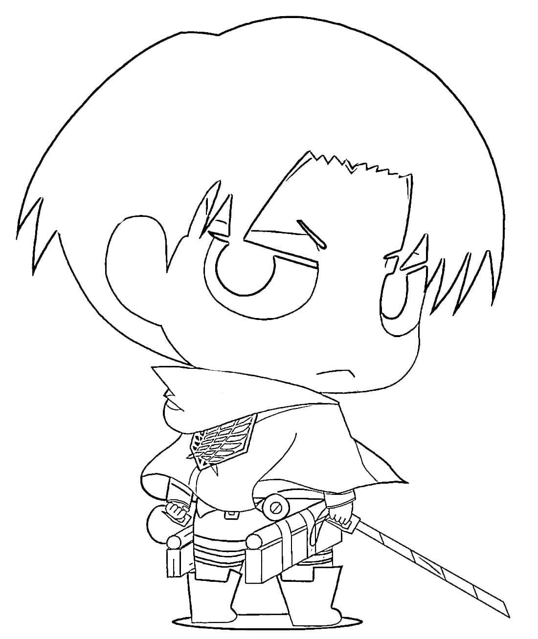 Chibi Levi Lucu