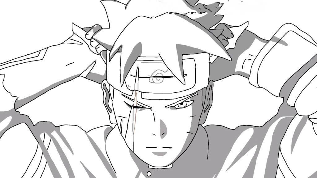 Menggambar Boruto