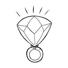 Menggambar Cincin Berlian