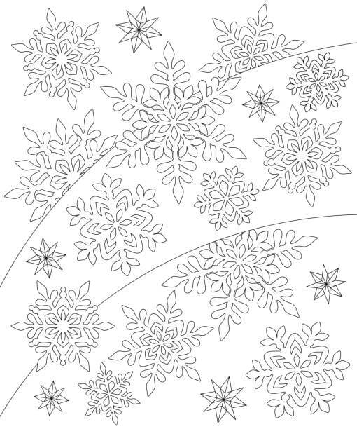 Kepingan salju Yang Indah