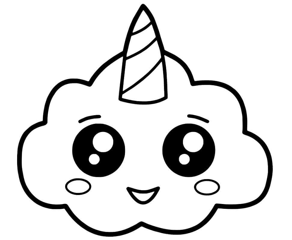 Awan Unicorn yang Indah