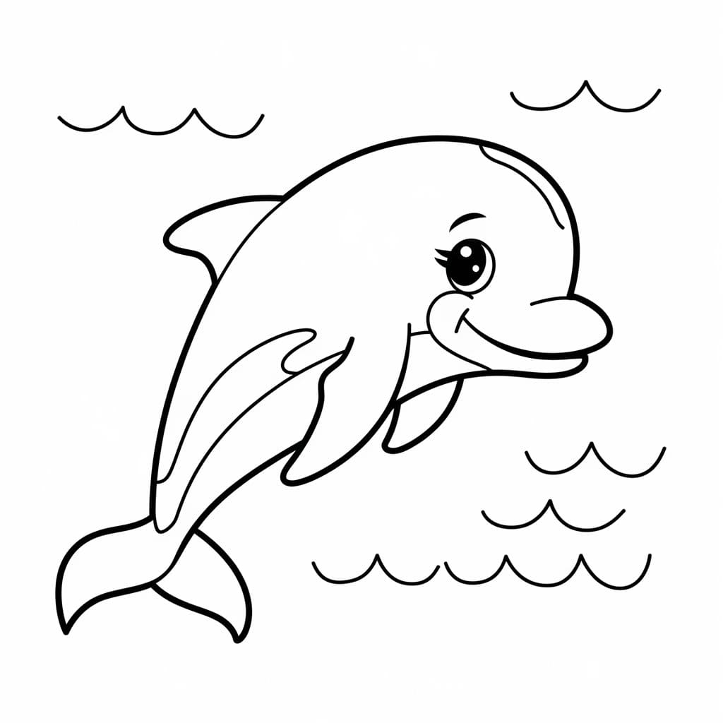 Bayi Lumba-lumba Lucu