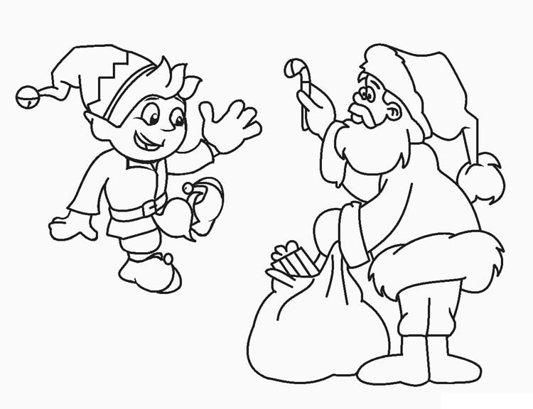 Elf dan Santa Claus