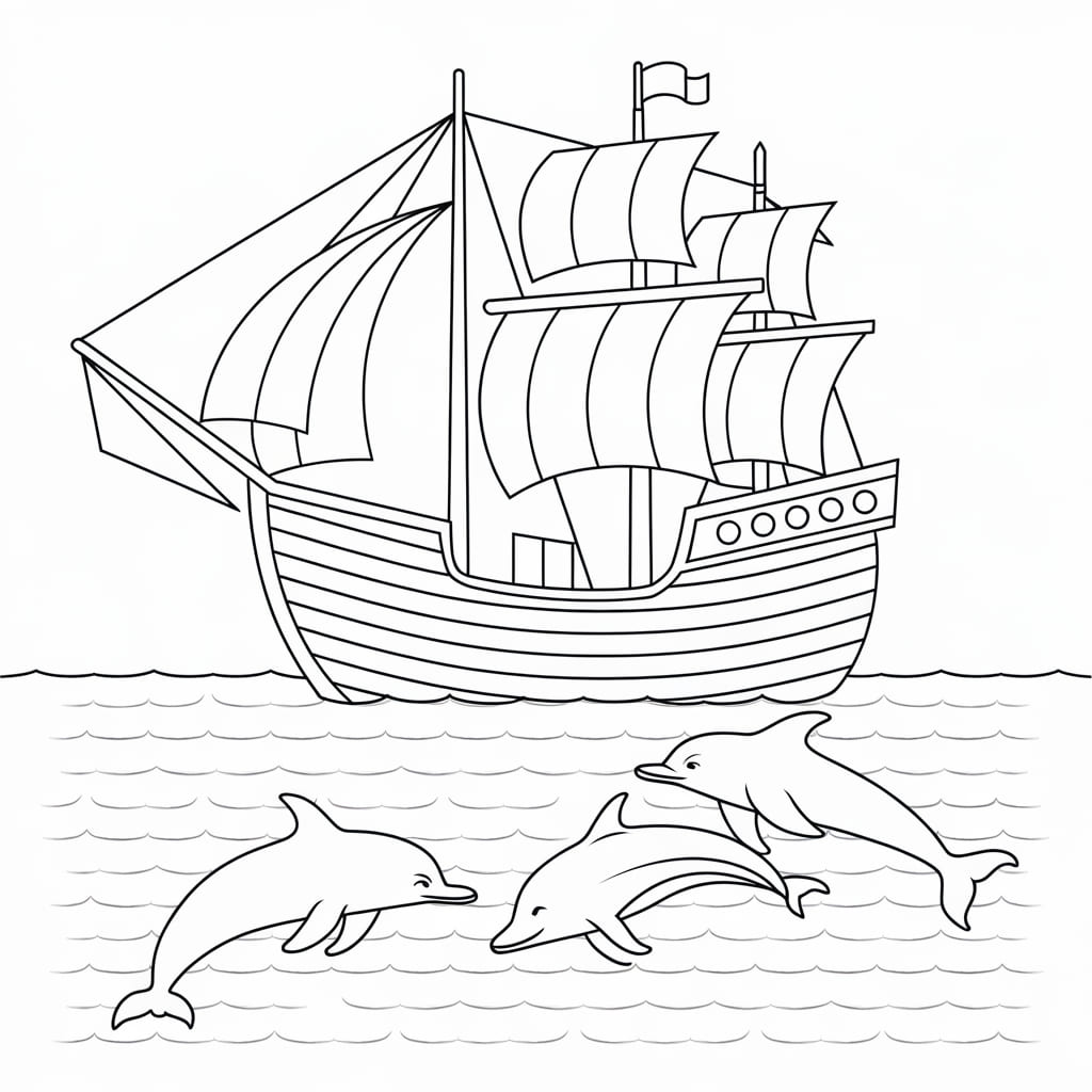 Lumba-lumba dan Kapal