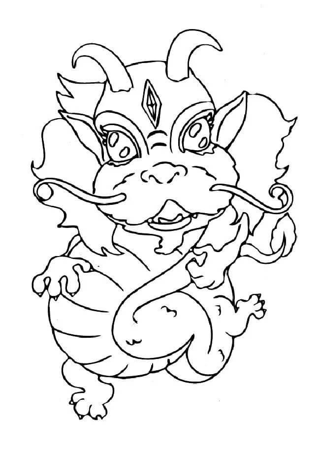 Menggambar Naga Cina