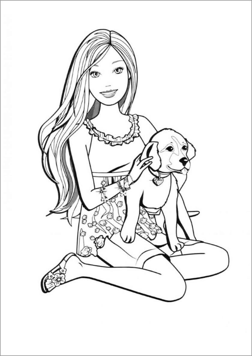 Barbie dengan Anjing