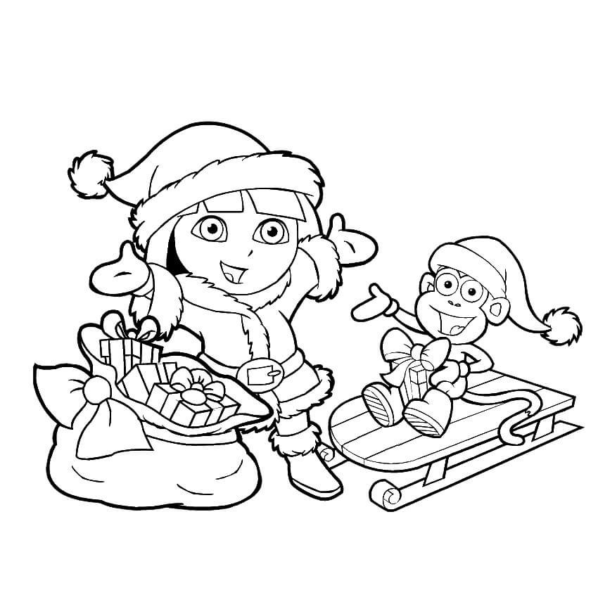 Dora dan Boots di Natal