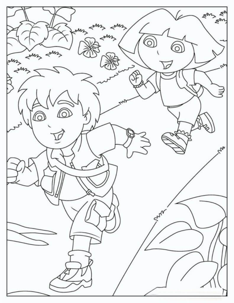 Dora dan Diego Berlari