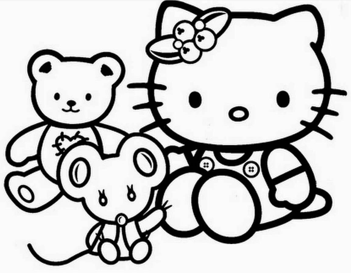 Hello Kitty dan dua Teman