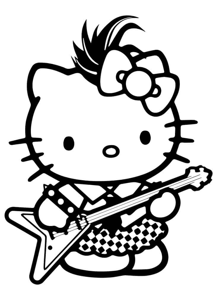 Hello Kitty Rockstar